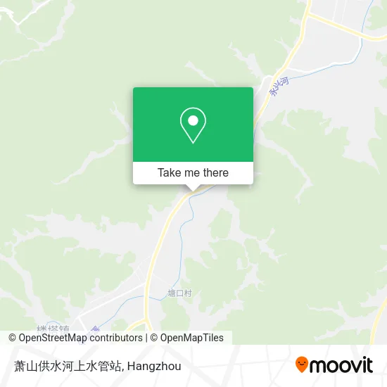 萧山供水河上水管站 map