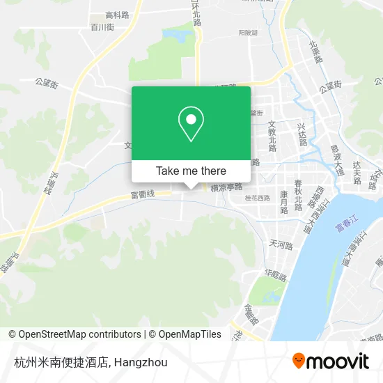 杭州米南便捷酒店 map
