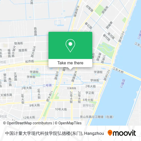中国计量大学现代科技学院弘德楼(东门) map