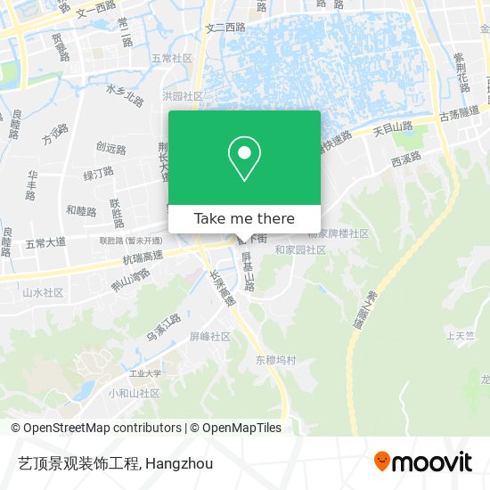 艺顶景观装饰工程 map