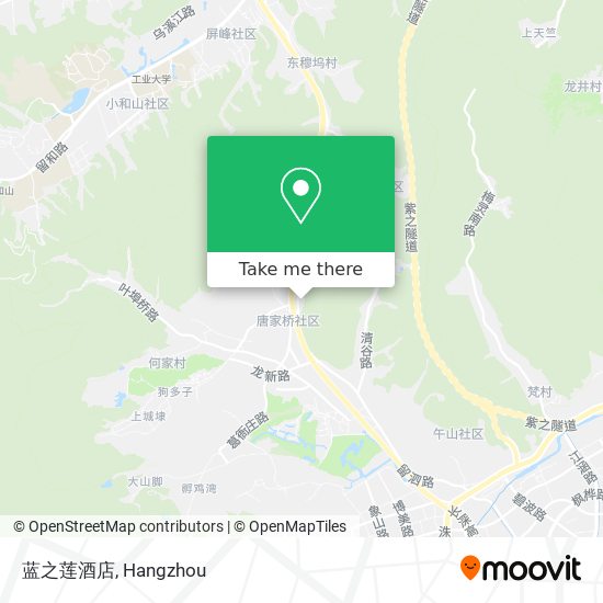 蓝之莲酒店 map