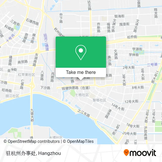 驻杭州办事处 map