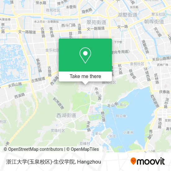 浙江大学(玉泉校区)-生仪学院 map