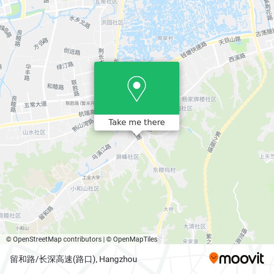 留和路/长深高速(路口) map