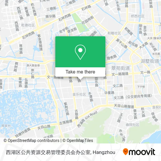 西湖区公共资源交易管理委员会办公室 map