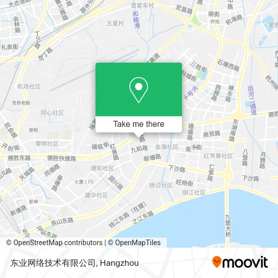 东业网络技术有限公司 map