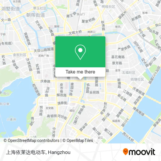 上海依莱达电动车 map