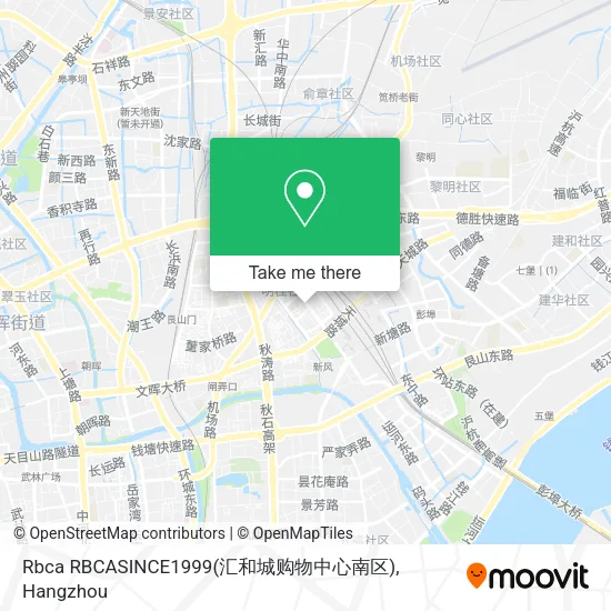 Rbca RBCASINCE1999(汇和城购物中心南区) map