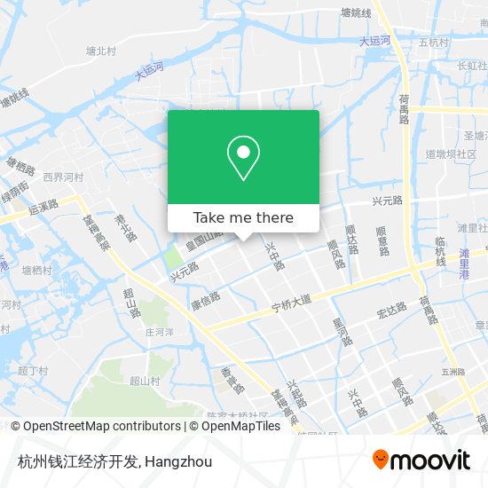 杭州钱江经济开发 map