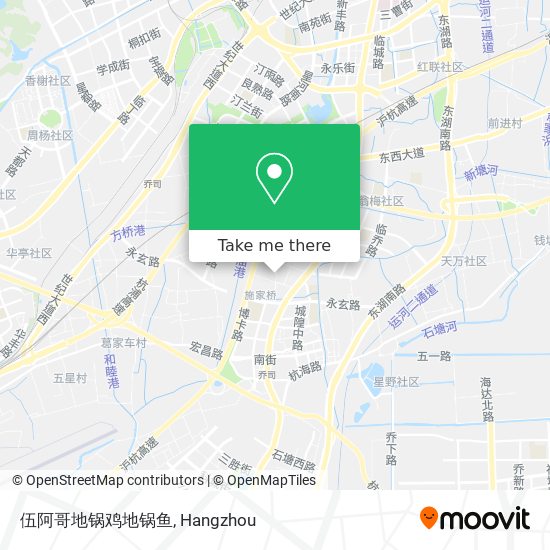 伍阿哥地锅鸡地锅鱼 map
