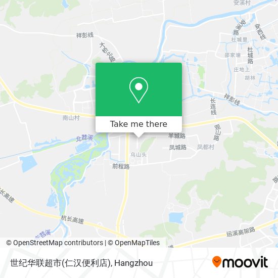 世纪华联超市(仁汉便利店) map