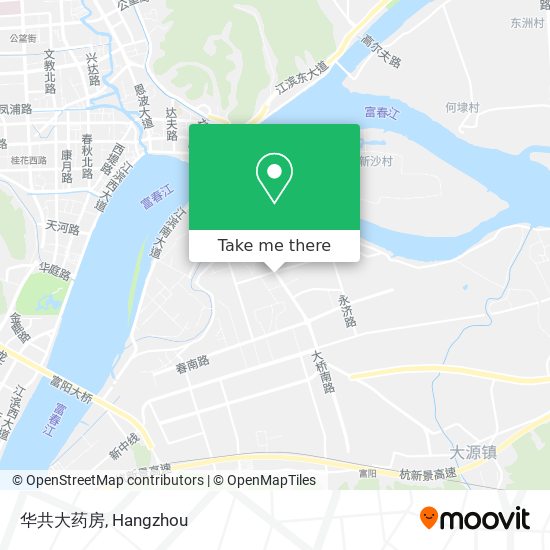 华共大药房 map