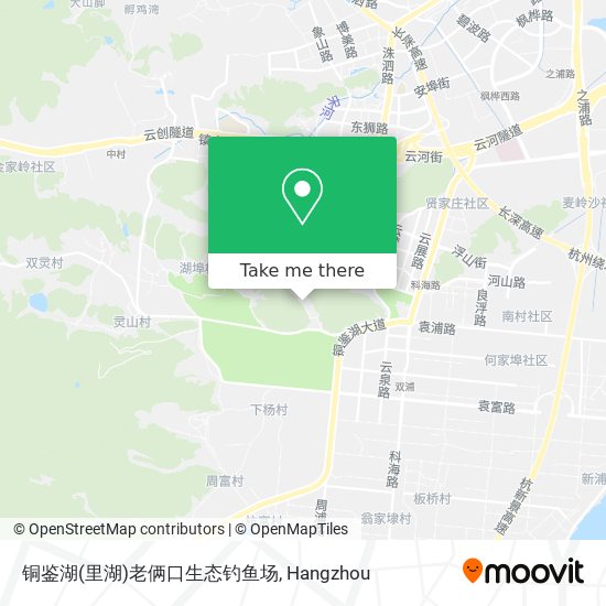 铜鉴湖(里湖)老俩口生态钓鱼场 map