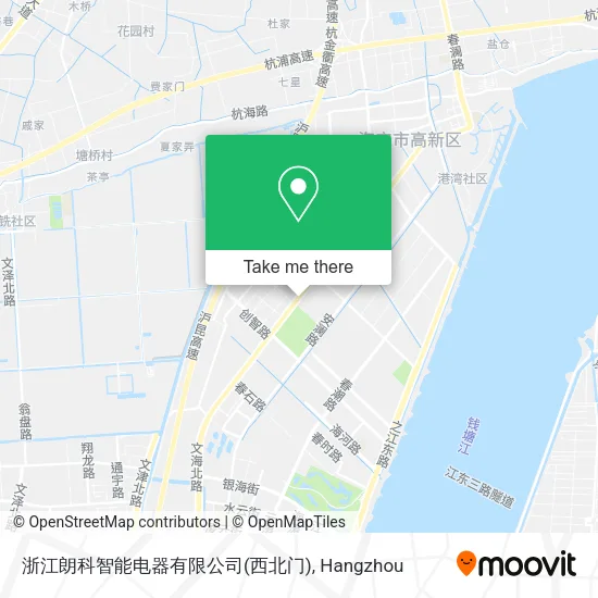 浙江朗科智能电器有限公司(西北门) map