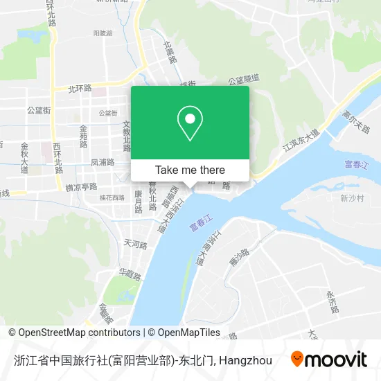 浙江省中国旅行社(富阳营业部)-东北门 map
