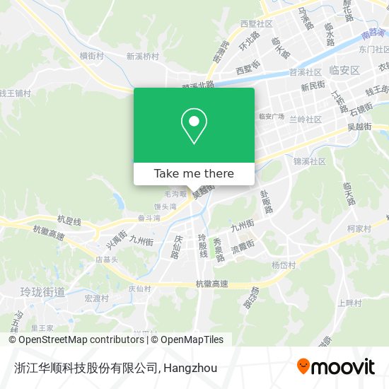 浙江华顺科技股份有限公司 map