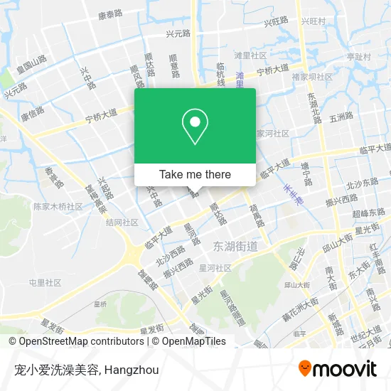 宠小爱洗澡美容 map
