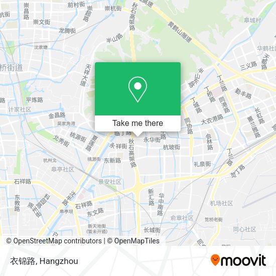 衣锦路 map