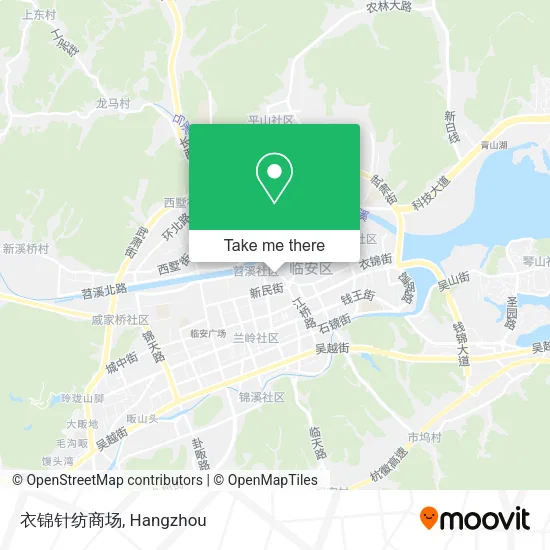 衣锦针纺商场 map