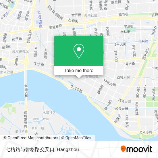 七格路与智格路交叉口 map