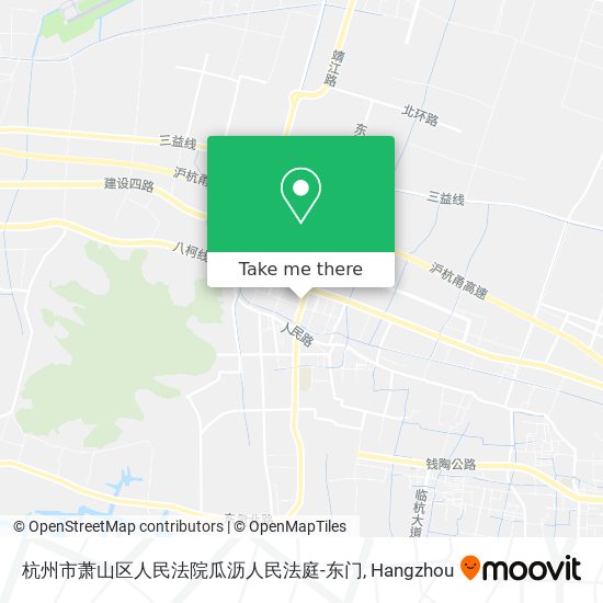 杭州市萧山区人民法院瓜沥人民法庭-东门 map