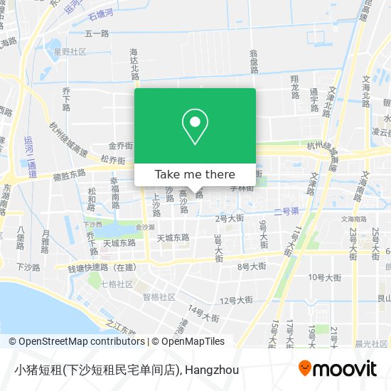 小猪短租(下沙短租民宅单间店) map