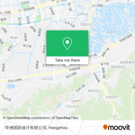 华洲国际设计有限公司 map