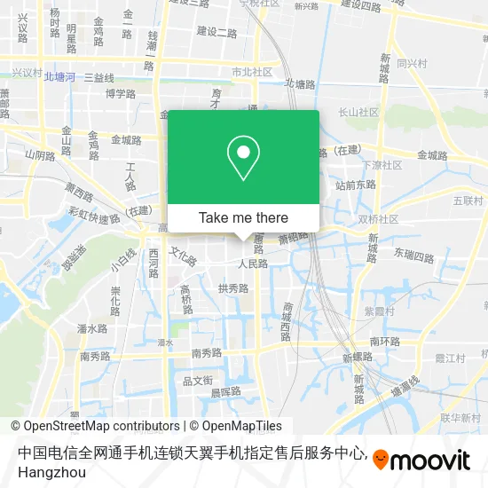 中国电信全网通手机连锁天翼手机指定售后服务中心 map