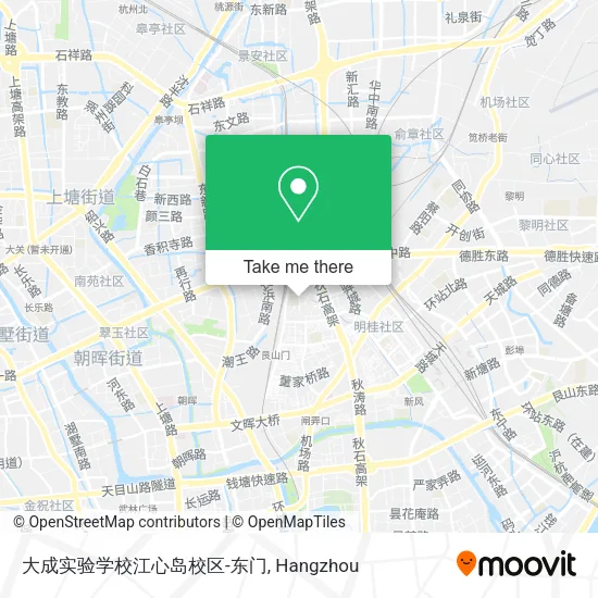 大成实验学校江心岛校区-东门 map