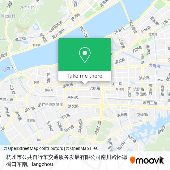 杭州市公共自行车交通服务发展有限公司南川路怀德街口东南 map
