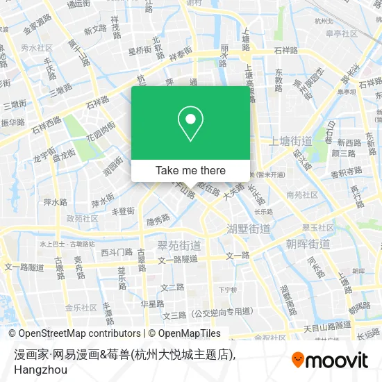 漫画家·网易漫画&莓兽(杭州大悦城主题店) map