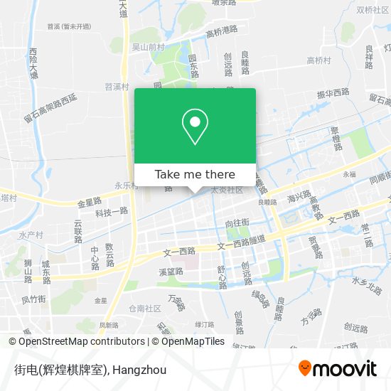 街电(辉煌棋牌室) map