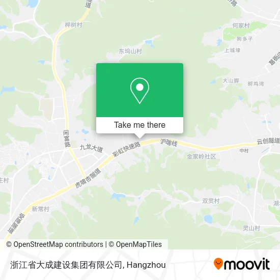 浙江省大成建设集团有限公司 map