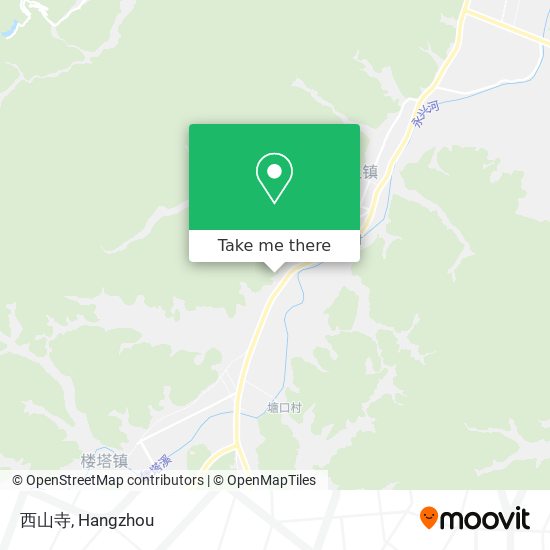 西山寺 map