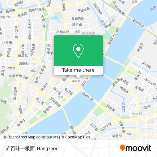庐百味一根面 map