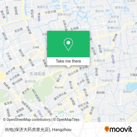 街电(保济大药房星光店) map