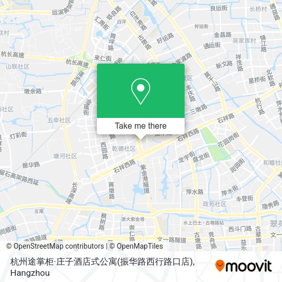 杭州途掌柜·庄子酒店式公寓(振华路西行路口店) map