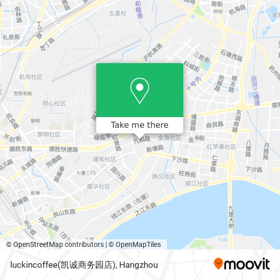 luckincoffee(凯诚商务园店) map