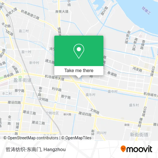 哲涛纺织-东南门 map