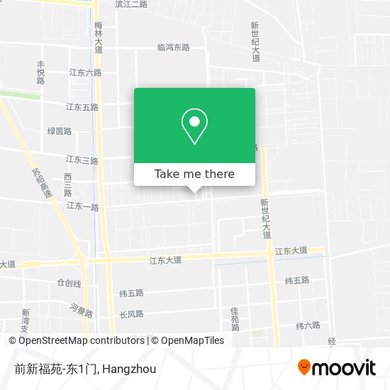 前新福苑-东1门 map