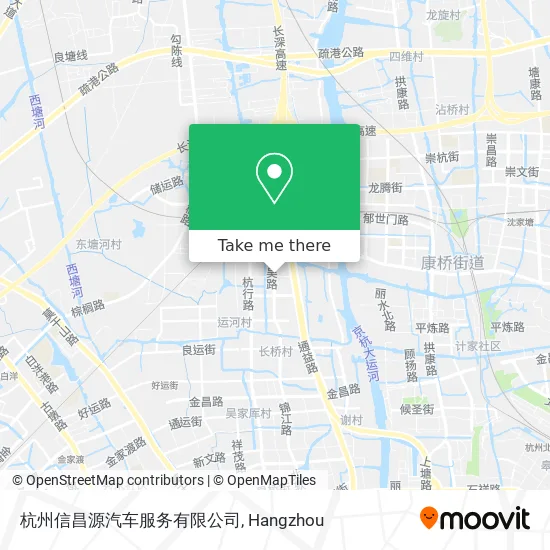 杭州信昌源汽车服务有限公司 map