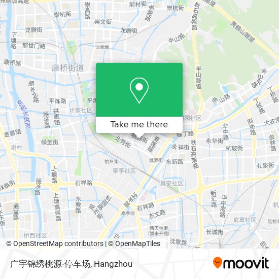 广宇锦绣桃源-停车场 map