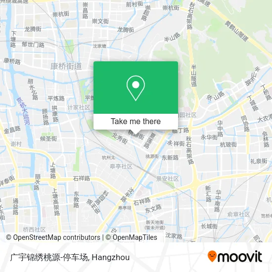 广宇锦绣桃源-停车场 map