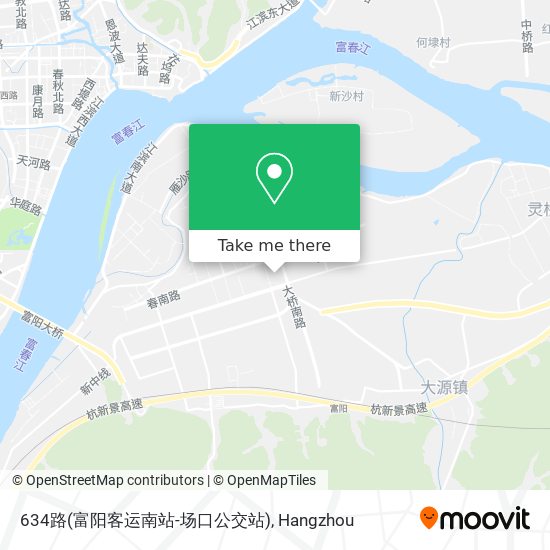 634路(富阳客运南站-场口公交站) map