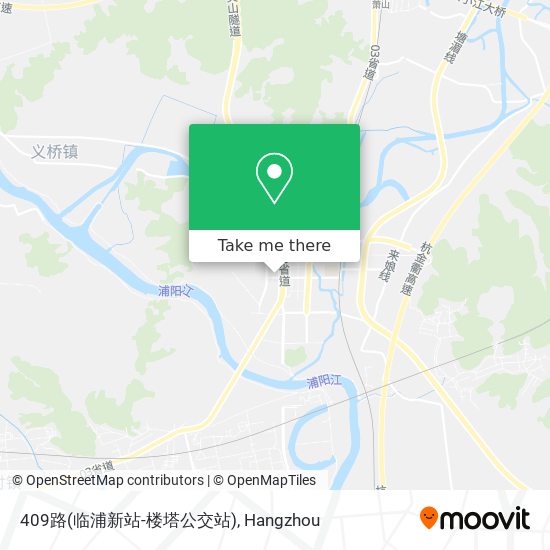 409路(临浦新站-楼塔公交站) map