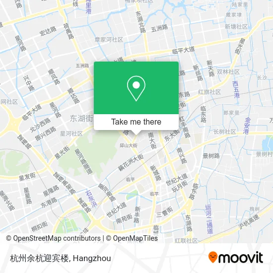 杭州余杭迎宾楼 map