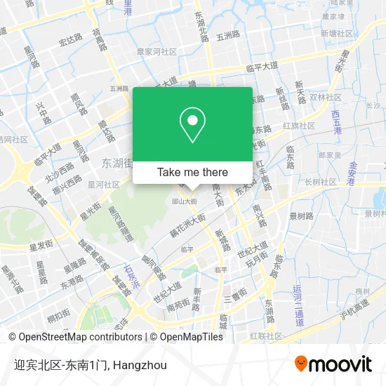 迎宾北区-东南1门 map