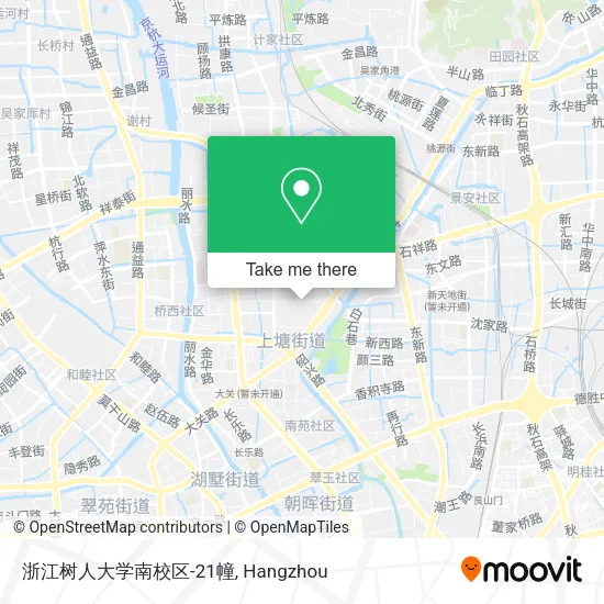浙江树人大学南校区-21幢 map