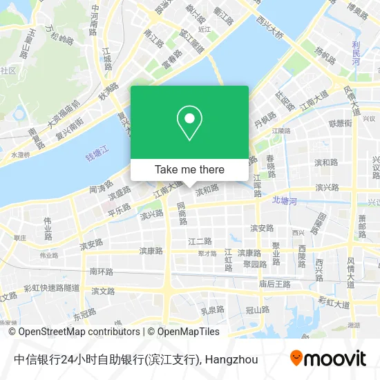 中信银行24小时自助银行(滨江支行) map