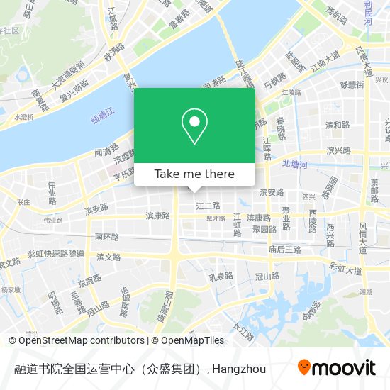 融道书院全国运营中心（众盛集团） map